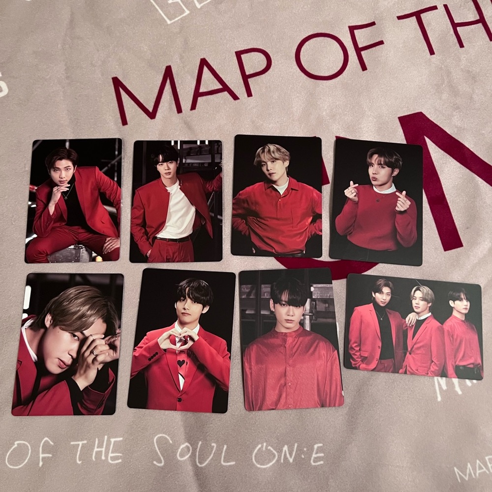 OFFICIAL BTS MOTS ON:E PHOTOCARDS SET #4